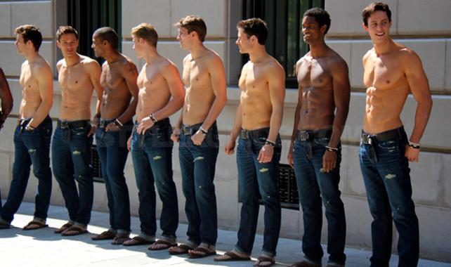 Abercrombie & Fitch Go Topless In Paris