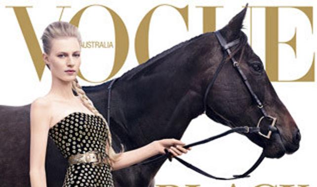 Black Caviar and Julia Nobis Cover Vogue Australia