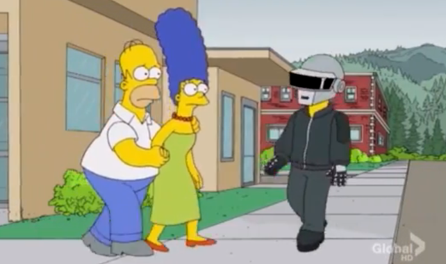 The Simpsons Hipsterfy With Daft Punk American Apparel