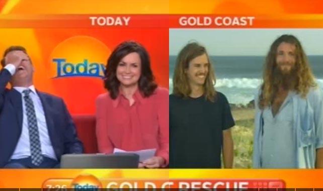Watch Karl Stefanovic Lose It During Interview With Surf Bros