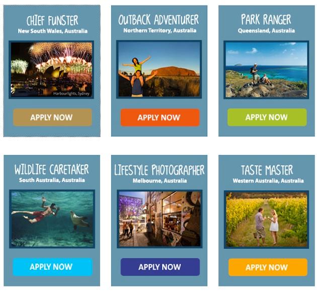 australia tourism jobs