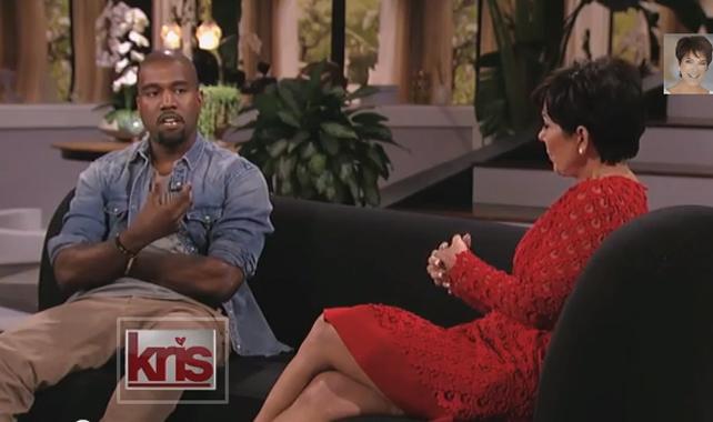 Kanye West Calls North West “My New Joy” On Kris Jenner Show