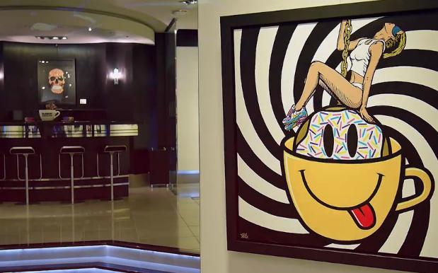 London Artist Pins Talks Tea, Pop Art and Miley Cyrus