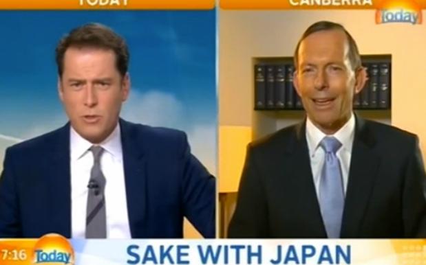 Tony Abbott Appeared On Today Hungover, Copped It From Karl Stefanovic