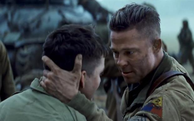 Watch Brad Pitt Get All Up In Germany’s Grill In The New ‘Fury’ Trailer