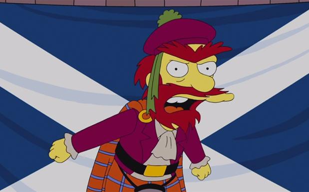 Groundskeeper Willie Weighs In On The Scottish Independence Debate