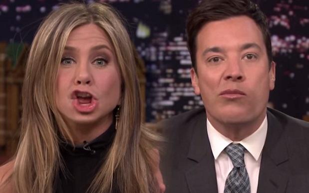Jennifer Aniston Swapping Mouths With Jimmy Fallon is a Nightmare