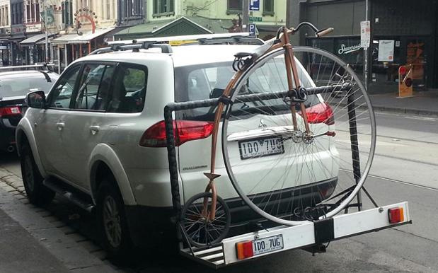 Penny Farthing On A Car Spotted, Peak Fitzroy Achieved