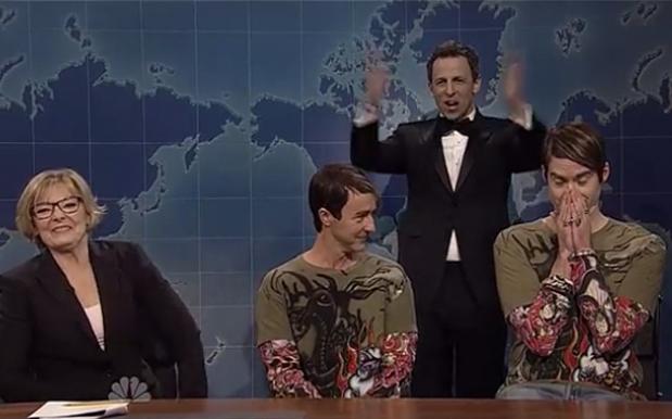 SNL 40 Brought Tina Fey & Amy Poehler (And Stefon!) Back For ‘Weekend Update’