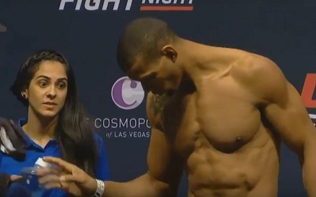 Video Of UFC Weigh-In Girl Checking Out Fighters Sparks Sexism Debate