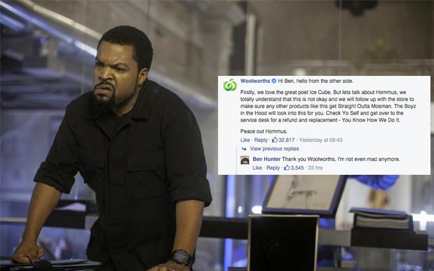 Woolies Channels Ice Cube, Spins Mouldy Hommus Into Internet Gold
