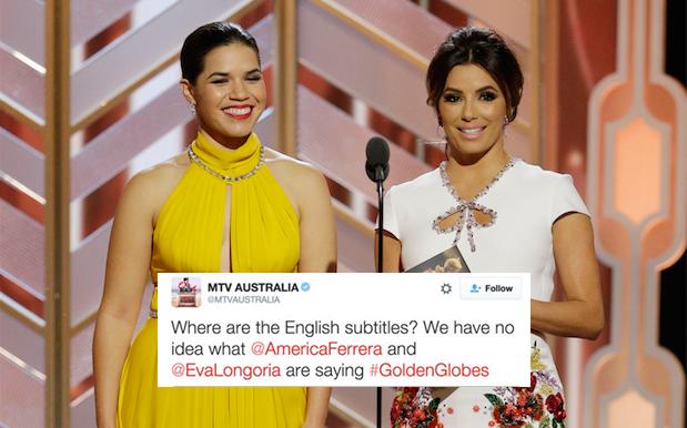 People Are Pretty Mad About MTV’s Casually Racist Golden Globes Tweet