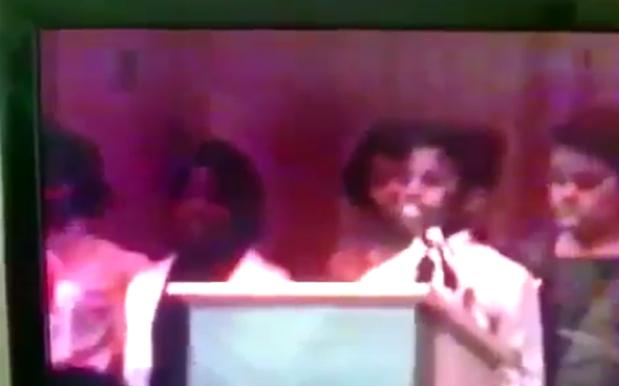 Pls Enjoy Rare Footage Of Kanye West Reading A MLK Poem, Age Baby