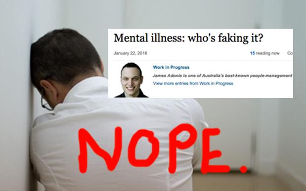 Man Is Really Sorry He Told Employers To Accuse Ppl Of Faking Mental Illness