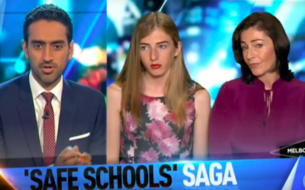 WATCH: Trans Teen Georgie Stone Talks About Safe Schools On ‘The Project’