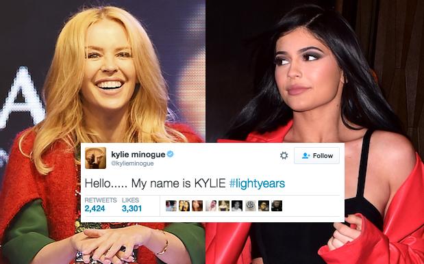 Kylie Minogue Drags “Secondary Reality TV” Star Kylie Jenner In Name War