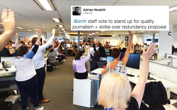Fairfax Say They’ll Have To Dock Journos’ Pay Over “Unlawful” Strike