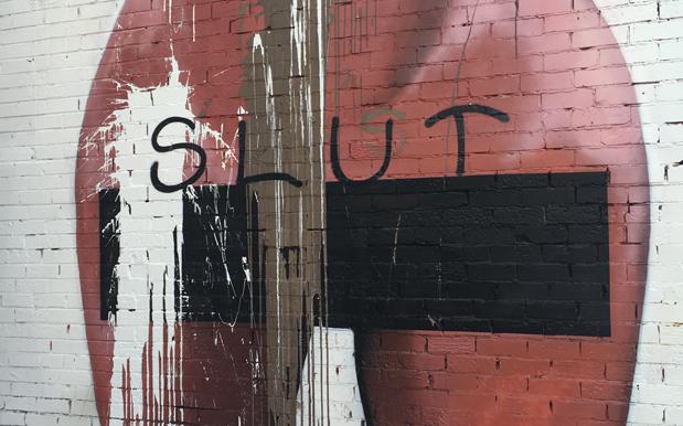 That Didn’t Take Long: Kim Kardashian Mural Cops Slut-Shaming Graffiti