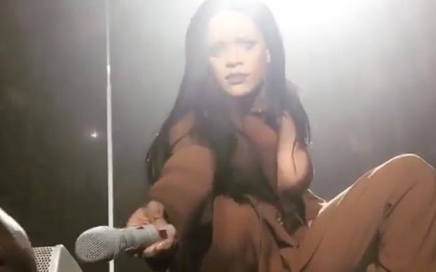 Rihanna’s ‘WTF’ Face Over Fan’s A+ Vocals Is Your New Fave Reaction GIF