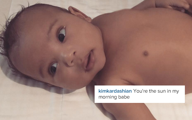 Kim Kardashian’s 2nd Saint West Pic Further Proves His Existence & Cuteness