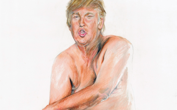 That Viral Portrait Of Donald Trump And His Micropenis Is Up For Auction