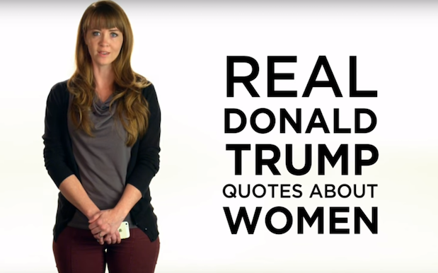 WATCH: This Scary As Hell Video Of Women Reading Trump Quotes About Women