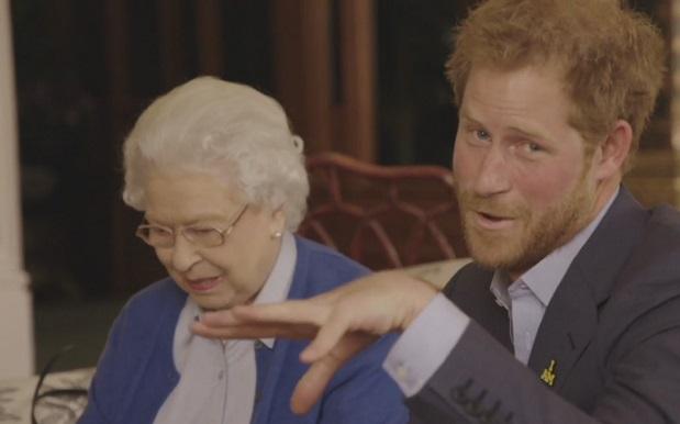 WATCH: Prince Harry And The Queen Pull A Straight-Up Mic Drop On The Obamas