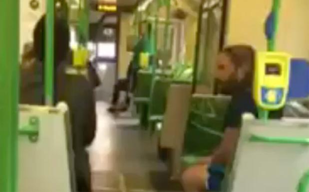WATCH: Racist Idiot Abuses And Threatens Passengers On A Melbourne Tram