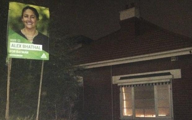 There’s A Massive Greens Sign On The Lawn Of Labor MP’s Undeclared House