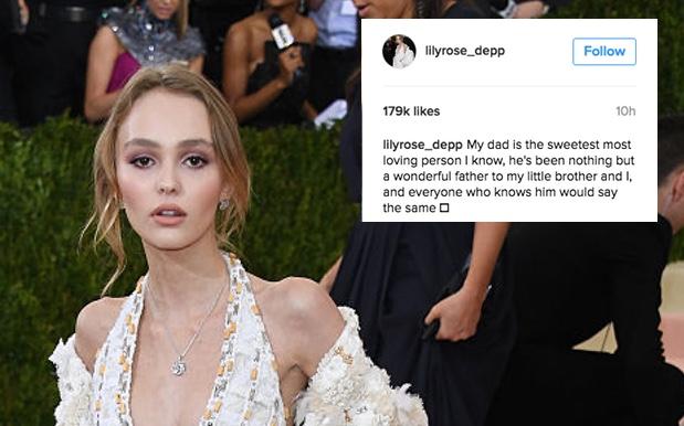Depp’s Daughter Posts Instagram Defending Him Amid Allegations Of Abuse