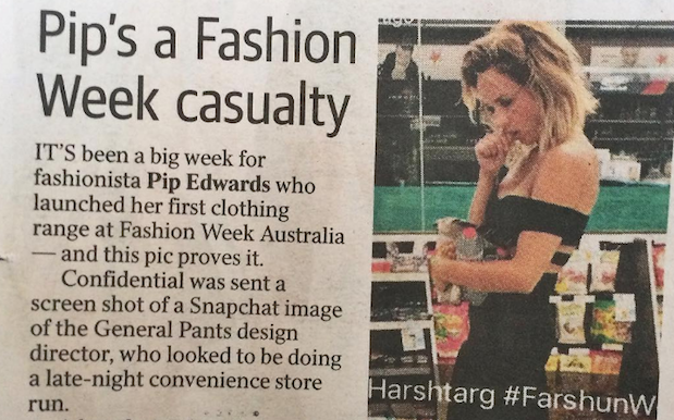 Pip Edwards Casually Rekt The Daily Tele’s Years-Late Dig At Her Style