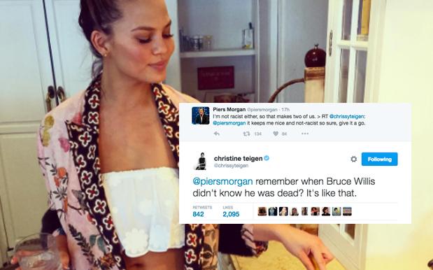 Excellent Human Chrissy Teigen Tore Piers Morgan A New One On Twitter