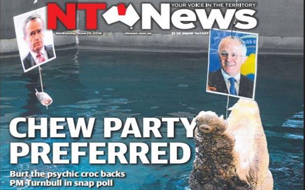 The NT’s Psychic Croc Reckons Turnbull’s Got This Election In The Bag