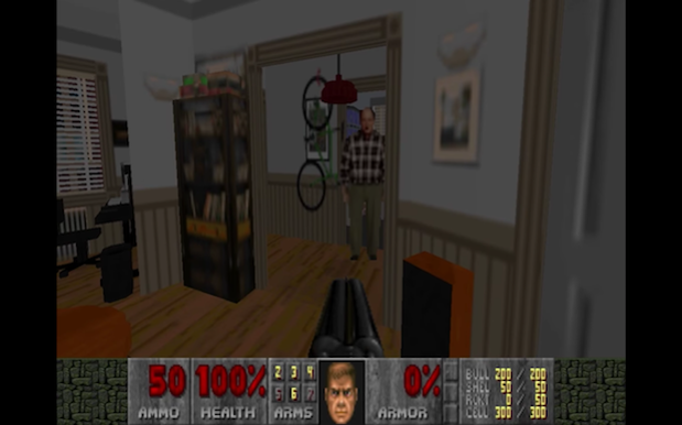 WATCH: Some Joker Recreated The Apartment From ‘Seinfeld’ In ‘Doom 2’