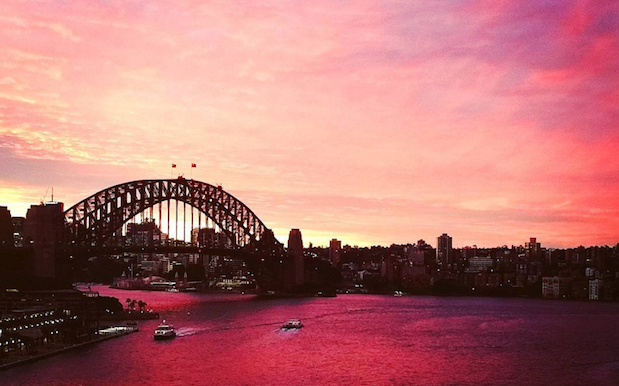 Congrats Sydney, You’ve Been Gifted With An Abnormally Beaut Sunset Sky