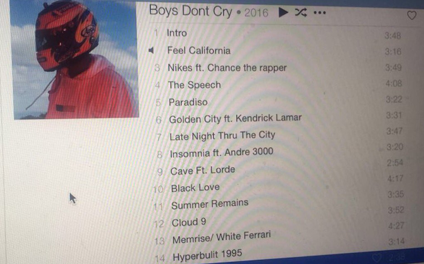 Frank Ocean’s Track List May Have Leaked Feat. Kendrick, Lorde & Chance