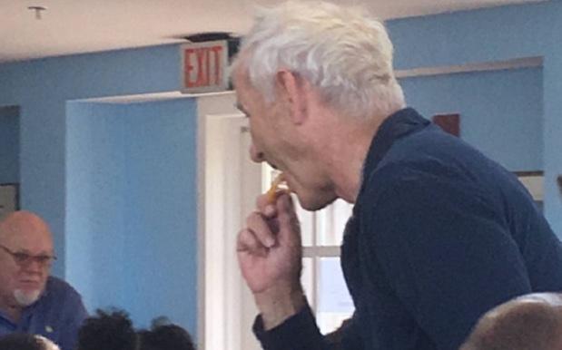 Weird Unit Bill Murray Spotted Nicking Someone’s Chips At An Airport