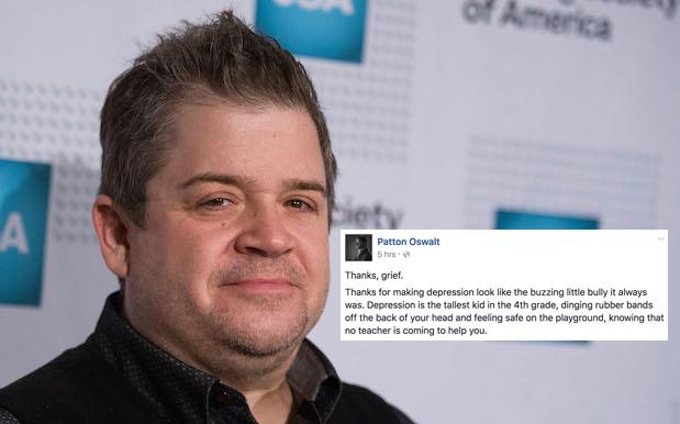 Patton Oswalt Opens Up About Losing His Wife In Gut-Wrenching FB Post