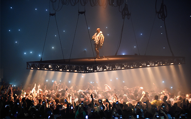 A Crazy Fan Tried To Scale The Floating ‘Pablo’ Stage & Got Rekt By Kanye
