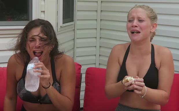 WATCH: 2 Gals Give World’s Hottest Chilli A Crack, Destroy Their Own Lives