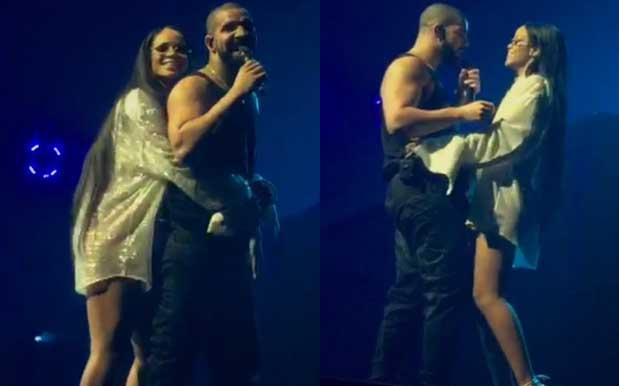 WATCH: Drake Declares RiRi “Holds Me Down” During V. Loved-Up Surprise Duet