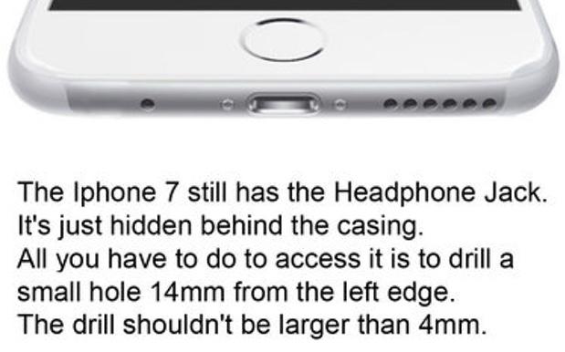 Please Don’t Drill A Hole In Your iPhone 7 Because The Internet Told You To
