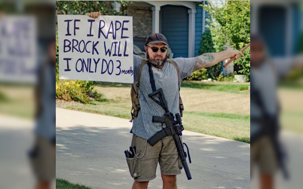 Armed Protesters Await Stanford Rapist Brock Turner’s Return Home