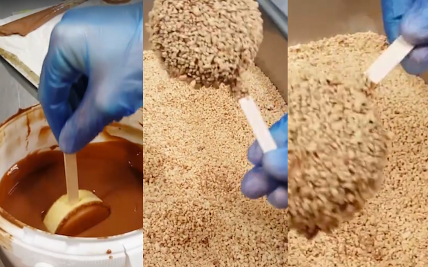 WATCH: Well Shit, Zumbo’s Gone And Done A Golden Gaytime Macaron Ice Cream
