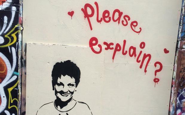 A New “Banksy” In Melbourne Has A Dig At Us For Electing Pauline Hanson