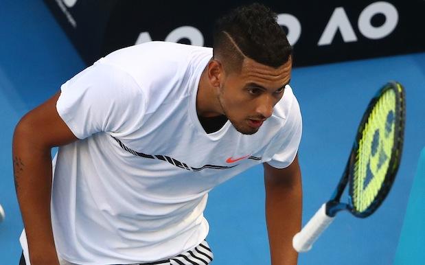 Nick Kyrgios Cops $7K In Fines For Chucking Tanties During Aus Open Defeat
