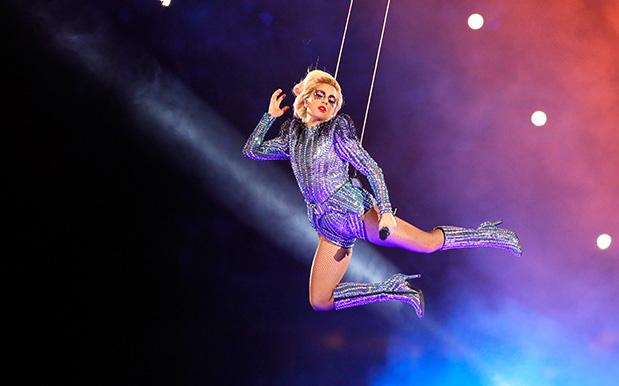 WATCH: Gaga Leapt Off The Fkn Roof To Slay The Super Bowl Half Time Show