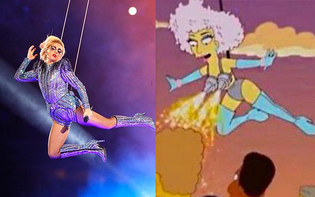 ‘The Simpsons’ Actually Predicted Lady Gaga’s Incred Super Bowl Performance