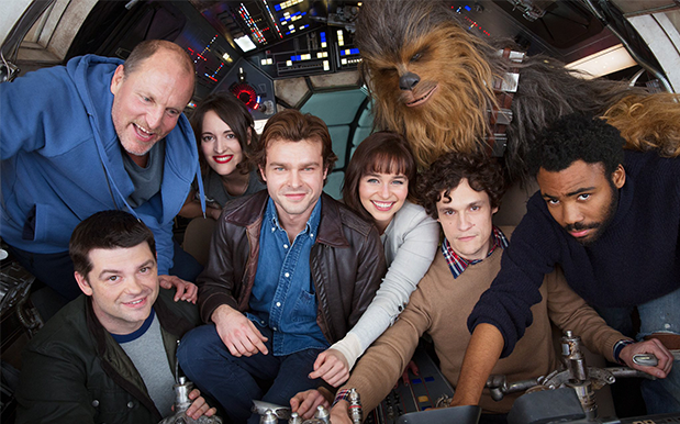 TELL US THE ODDS: The Han Solo Film Gifts Us Plot Deets & An A+ Cast Photo