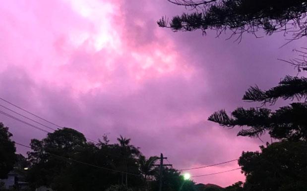 Sydney Was Treated To A Spectacular IRL Purple Rain Sunset Last Night